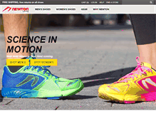 Tablet Screenshot of newtonrunning.com